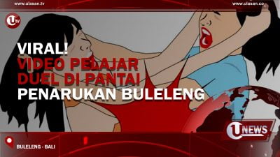 [Video] Viral! Video Pelajar Duel di Pantai Penarukan Buleleng