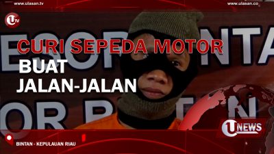 [Video] Curi Sepeda Motor Buat Jalan-Jalan