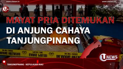 [Video] Mayat Pria Ditemukan di Anjung Cahaya Tanjungpinang
