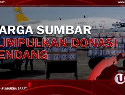 [Video] Warga Sumbar Kumpulkan Donasi Rendang