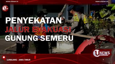 [Video] Penyekatan Jalur Evakuasi Gunung Semeru
