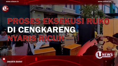 [Video] Proses Eksekusi Ruko di Cengkareng Nyaris Ricuh
