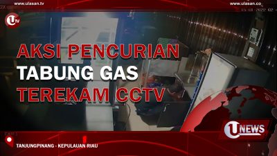[Video] Aksi Pencurian Tabung Gas Terekam CCTV