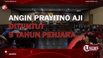 [Video] Angin Prayitno Aji Dituntut 9 Tahun Penjara