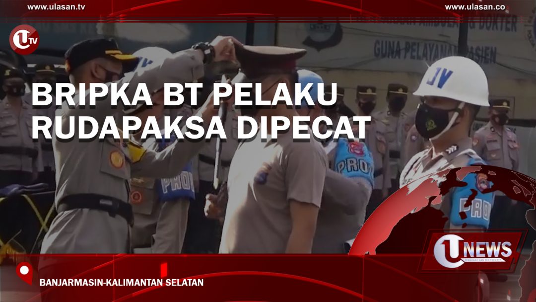 Bripka BT Pelaku Rudapaksa Dipecat