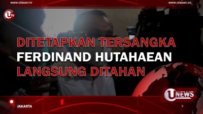 [Video] Ditetapkan Tersangka, Ferdinand Hutahaean Langsung Ditahan