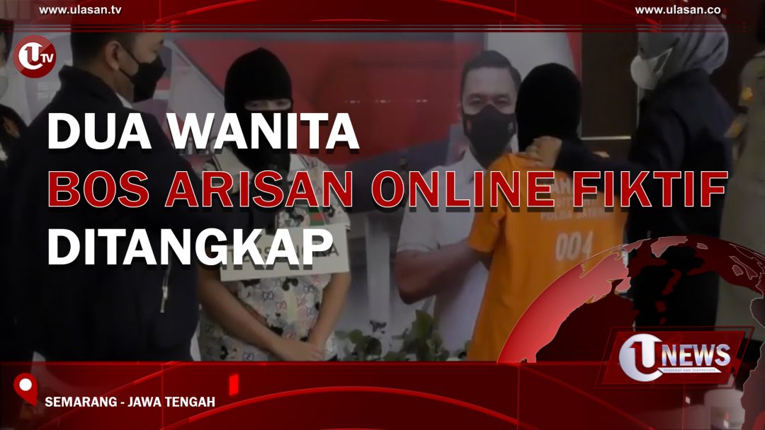 Dua Wanita Bos Arisan Online Fiktif Ditangkap