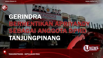 [Video] Gerindra Berhentikan Apriyandi Sebagai Anggota DPRD Tanjungpinang