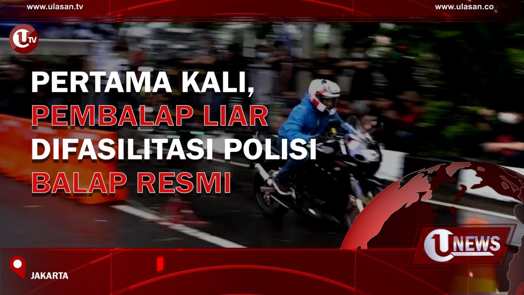 Pertama Kali Pembalap Liar Difasilitasi Polisi Balap Resmi