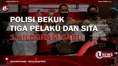 [Video] Polisi Bekuk Tiga Pelaku dan Sita 1 Kilogram Sabu