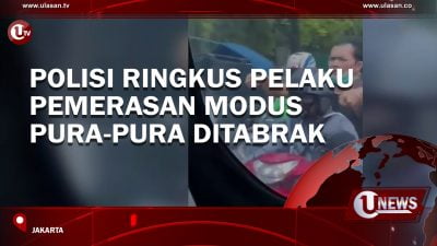 [Video] Polisi Ringkus Pelaku Pemerasan Modus Pura-Pura Ditabrak