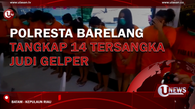 [Video] Polresta Barelang Tangkap 14 Tersangka Judi Gelper