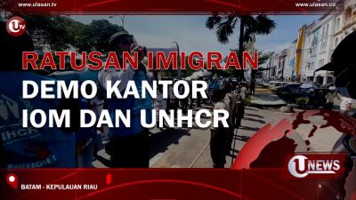 [Video] Ratusan Imigran Demo Kantor IOM dan UNHCR
