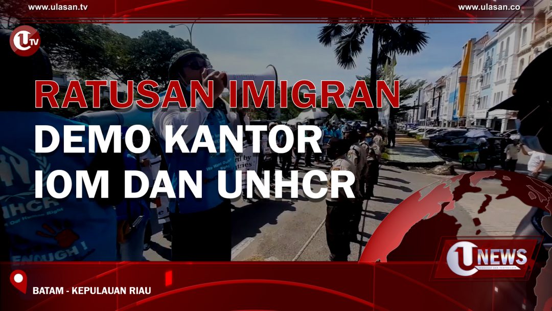 Ratusan Imigran Demo Kantor IOM dan UNHCR