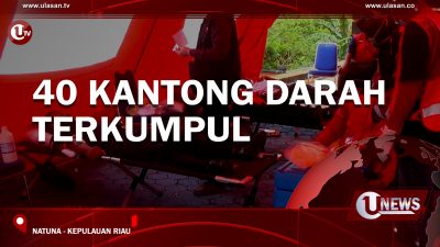 [Video] 40 Kantong Darah Terkumpul