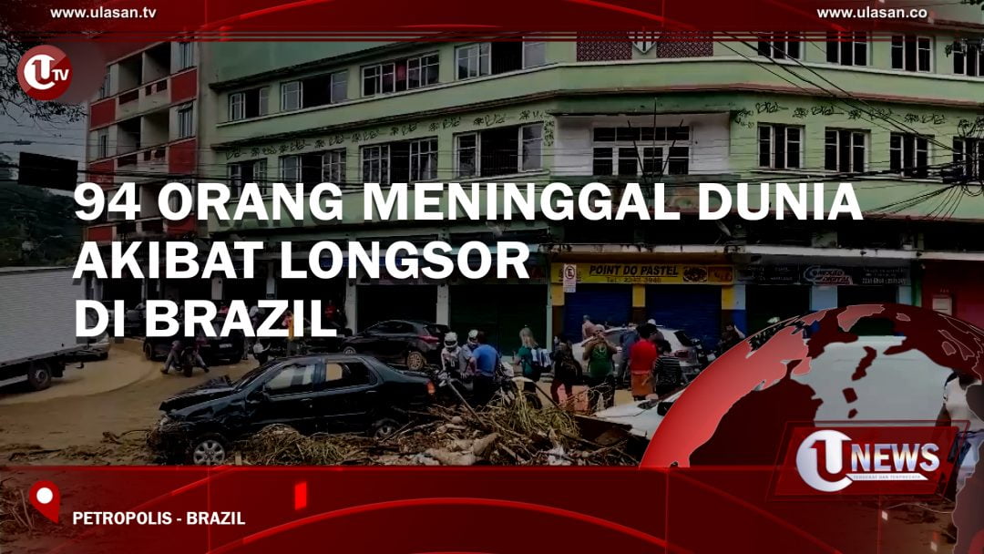 94 Orang Meninggal Dunia Akibat Longsor di Brazil