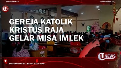[Video] Gereja Katolik Kristus Raja Gelar Misa Imlek
