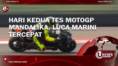 (Video) Hari Kedua Tes MotoGP Mandalika Luca Marini Tercepat