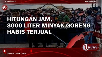 [Video] Hitungan Jam, 3000 Liter Minyak Goreng Habis Terjual
