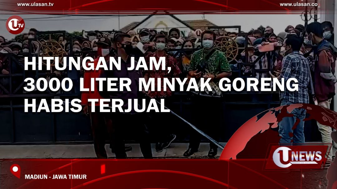 Hitungan Jam, 3000 Liter Minyak Goreng Habis Terjual