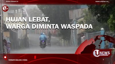 (Video) Hujan Lebat, Warga Diminta Waspada