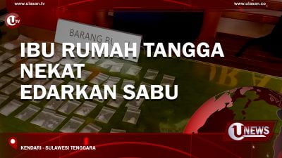 [Video] Ibu Rumah Tangga Nekat Edarkan Sabu