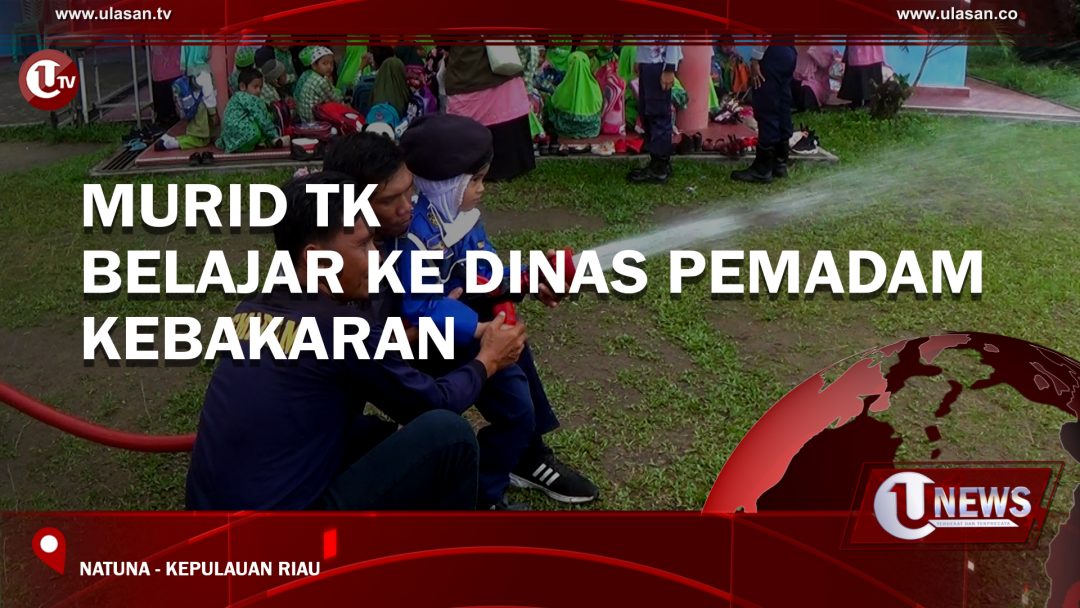 Murid TK Belajar ke Dinas Pemadam Kebakaran