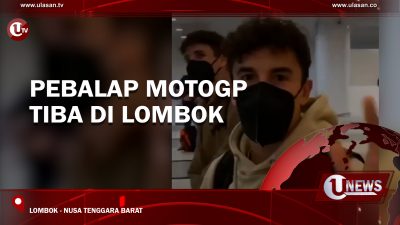 [Video] Pebalap MotoGP Tiba di Lombok