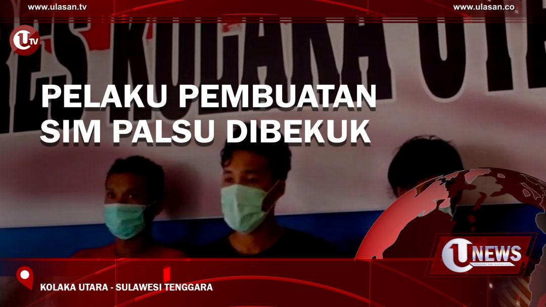 Pelaku Pembuatan SIM Palsu Dibekuk