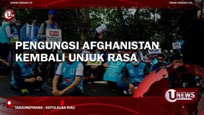 [Video] Pengungsi Afghanistan Kembali Unjuk Rasa