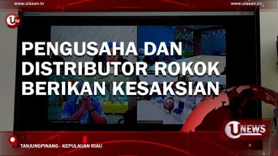 [Video] Pengusaha dan Distributor Rokok Berikan Kesaksian