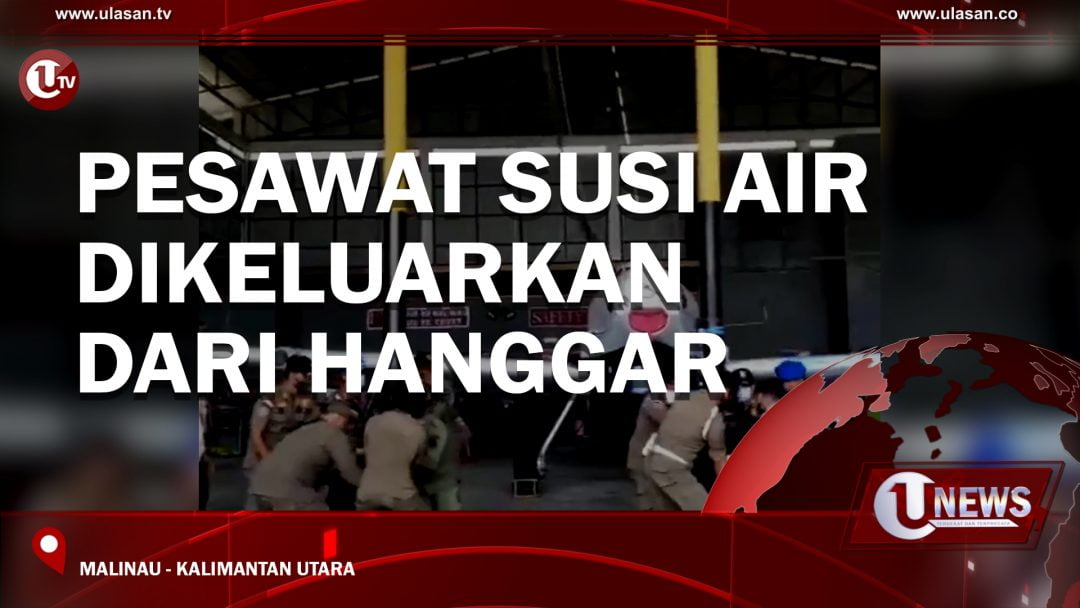 Pesawat Susi Air Dikeluarkan Dari Hanggar
