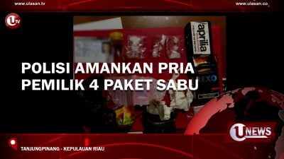[Video] Polisi Amankan Pria Pemilik 4 Paket Sabu
