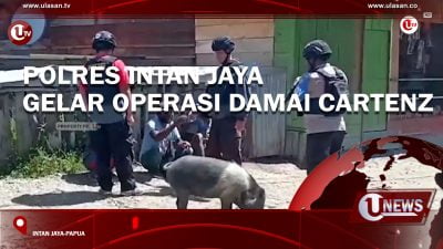 (Video) Polres Intan Jaya Gelar Operasi Damai Cartenz