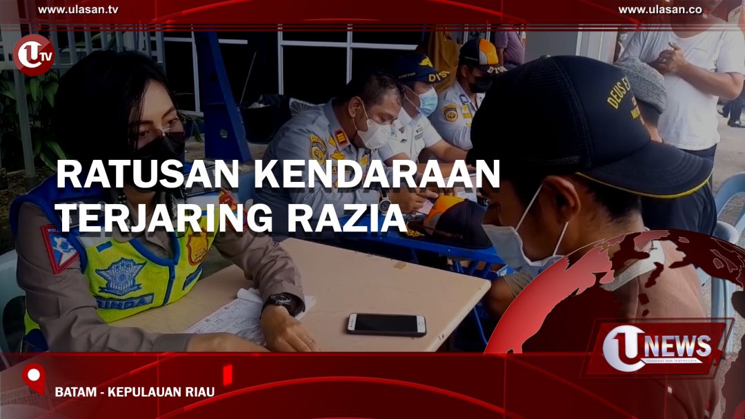 Ratusan Kendaraan Terjaring Razia