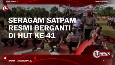[Video] Seragam Satpam Resmi Berganti di HUT ke-41