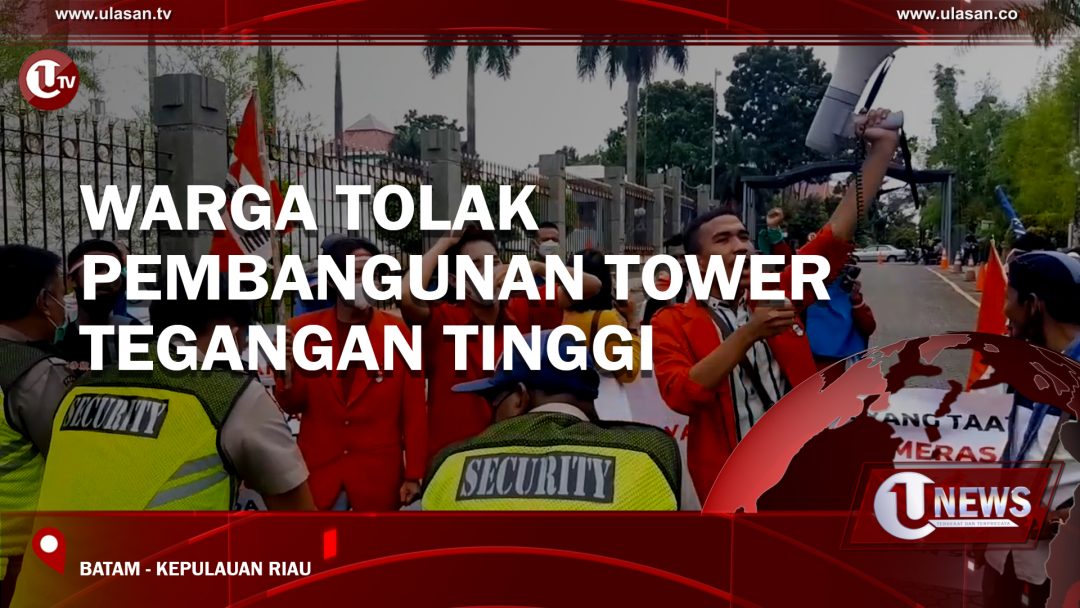 Warga Tolak Pembangunan Tower Tegangan Tinggi