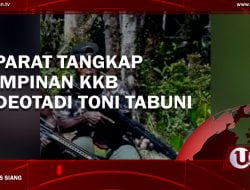 [Video] Aparat Tangkap Pimpinan KKB Ndeotadi Toni Tabuni