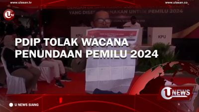 [Video] PDIP Tolak Wacana Penundaan Pemilu 2024