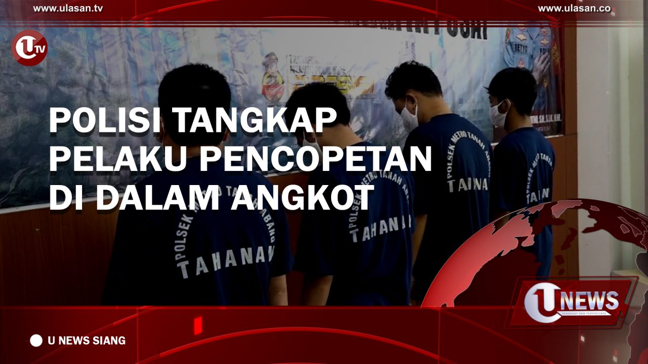 [Video] Polisi Tangkap Pelaku Pencopetan Di Dalam Angkot