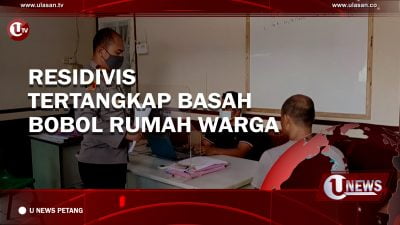 [Video] Residivis Tertangkap Basah Bobol Rumah Warga