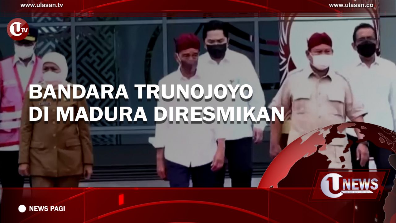 [Video] Bandara Trunojoyo di Madura Diresmikan