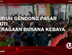 [Video] Buruh Gendong Pasar Ikuti Peragaan Busana Kebaya