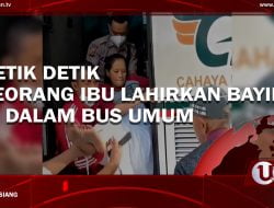 [Video] Detik Detik Seorang Ibu Lahirkan Bayinya Di Dalam Bus Umum