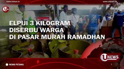 [Video] Elpiji 3 Kilogram Diserbu Warga di Pasar Murah Ramadhan