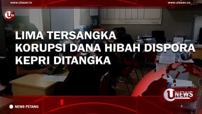 [Video] Lima Tersangka Korupsi Dana Hibah Dispora Kepri Ditangkap
