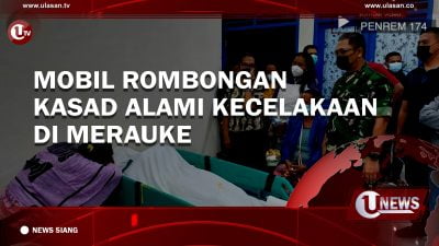 [Video] Mobil Rombongan Kasad Alami Kecelakaan di Merauke