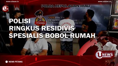 [Video] Polisi Ringkus Residivis Spesialis Bobol Rumah