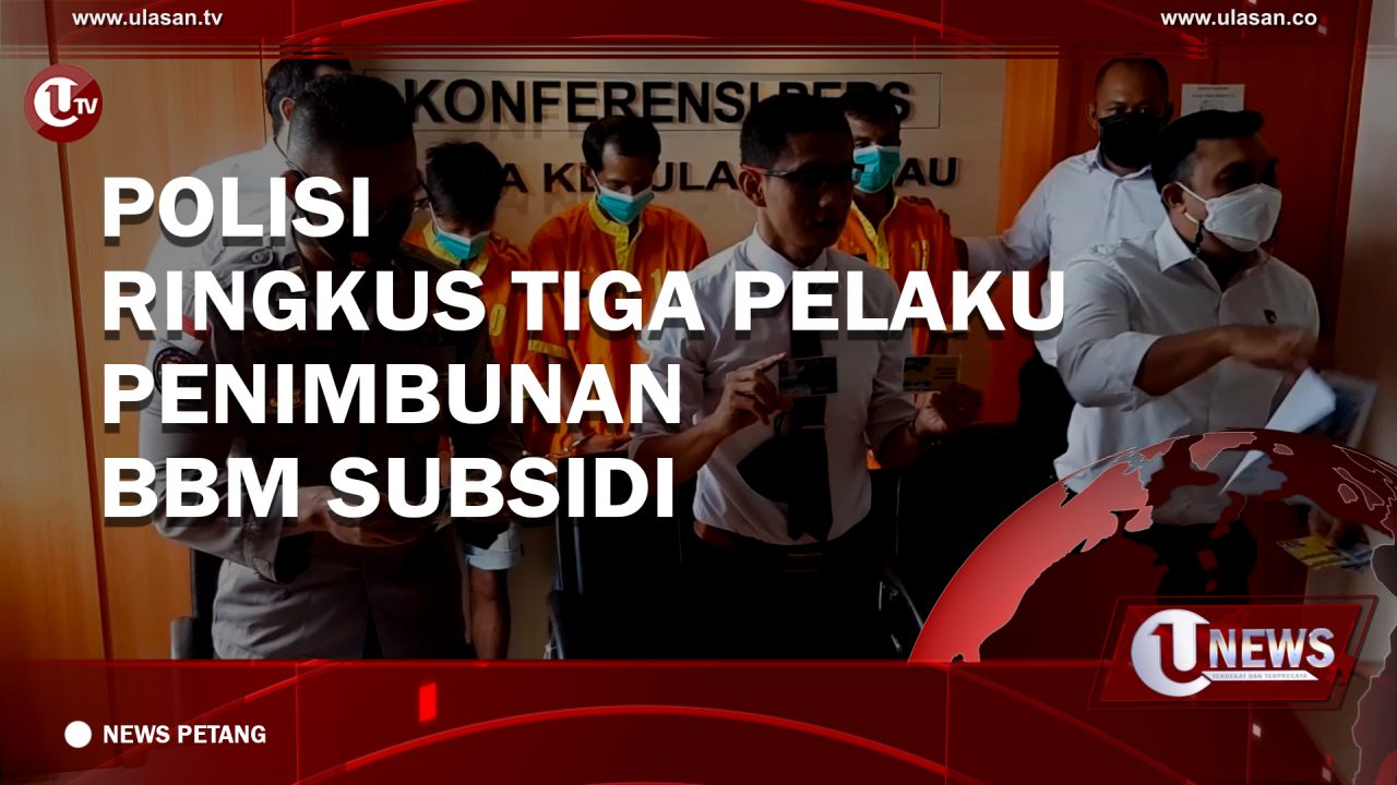 [Video] Polisi Ringkus Tiga Pelaku Penimbunan BBM Subsidi