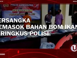 [Video] Tersangka Pemasok Bahan Bom Ikan Diringkus Polisi